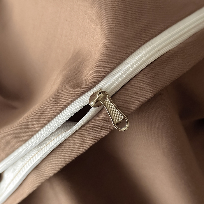 91家纺网 家纺一手货源 找家纺 咏绒家纺工厂店 2025新款色织提花双层纱全棉四件套-如梦-浮岚 如梦-奶昔白