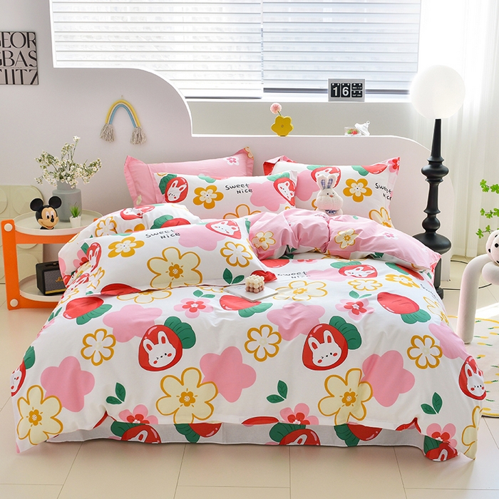 91家纺网 家纺一手货源 找家纺 （总）登登家纺 2025新款全棉单被套