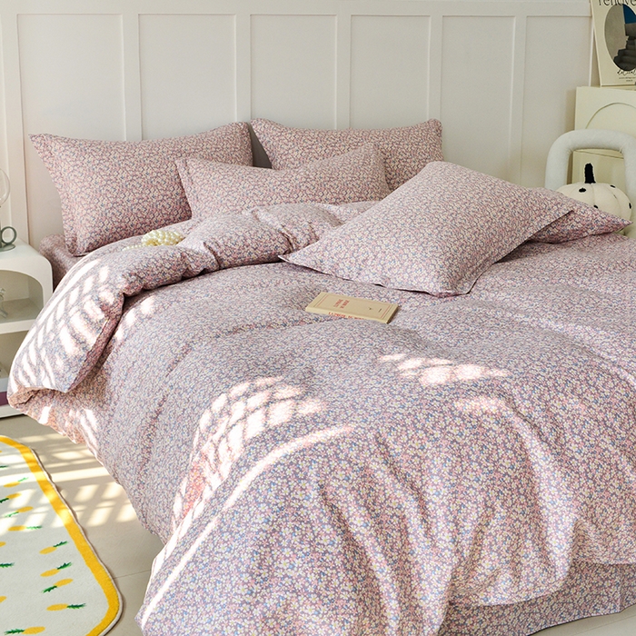 91家纺网 家纺一手货源 找家纺 登登家纺 2025新款全棉单被套 花溪