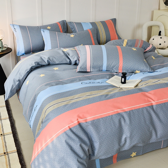 91家纺网 家纺一手货源 找家纺 登登家纺 2025新款全棉单被套 加州故事