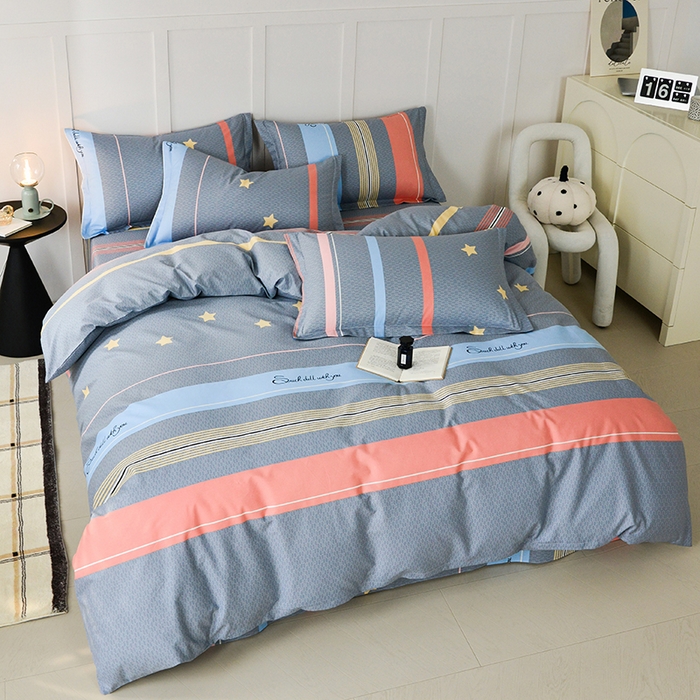 91家纺网 家纺一手货源 找家纺 登登家纺 2025新款全棉单被套 加州故事