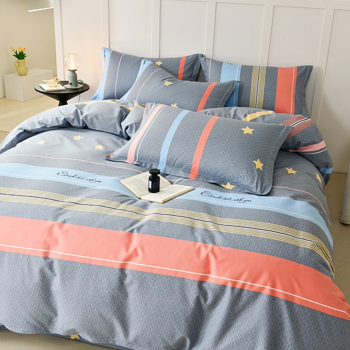 91家纺网 家纺一手货源 找家纺 登登家纺 2025新款全棉单被套 加州故事