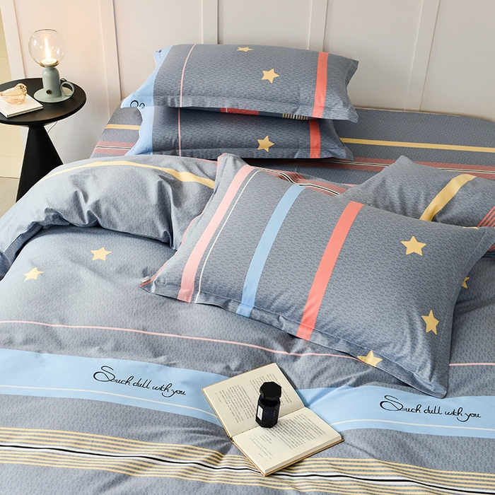 91家纺网 家纺一手货源 找家纺 登登家纺 2025新款全棉单被套 加州故事