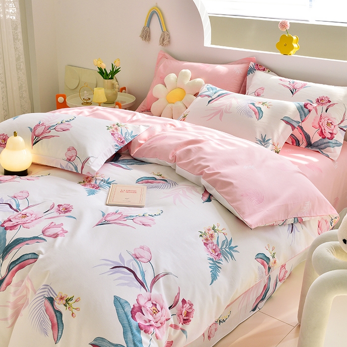 91家纺网 家纺一手货源 找家纺 登登家纺 2025新款全棉单被套 佳境