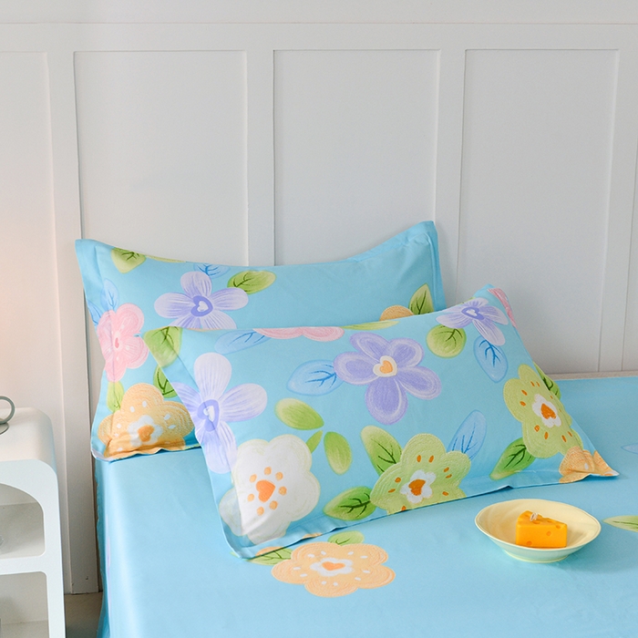 91家纺网 家纺一手货源 找家纺 登登家纺 2025新款全棉单被套 开心记忆