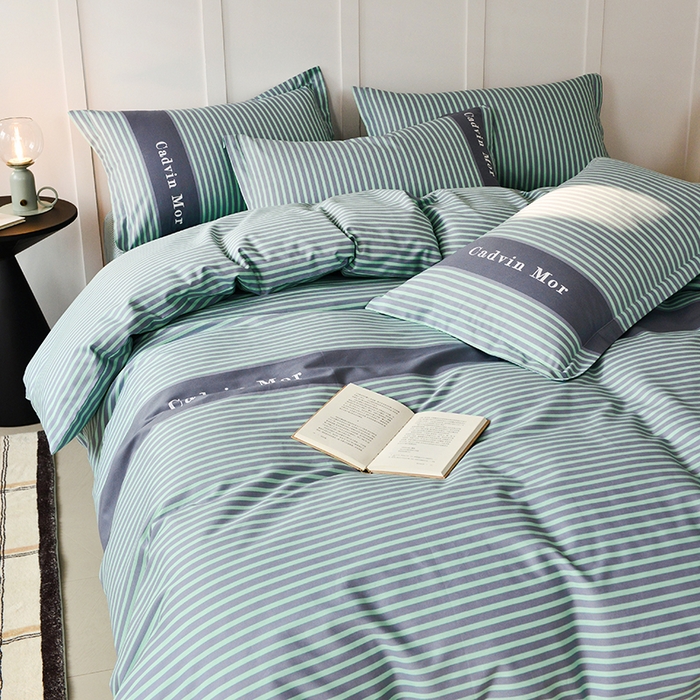 91家纺网 家纺一手货源 找家纺 登登家纺 2025新款全棉单被套 克罗伊