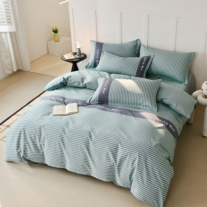 91家纺网 家纺一手货源 找家纺 登登家纺 2025新款全棉单被套 克罗伊