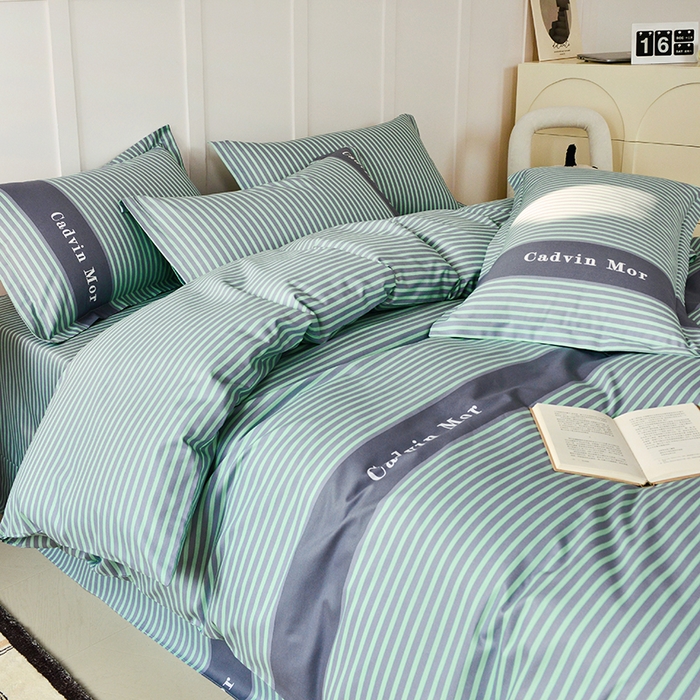 91家纺网 家纺一手货源 找家纺 登登家纺 2025新款全棉单被套 克罗伊