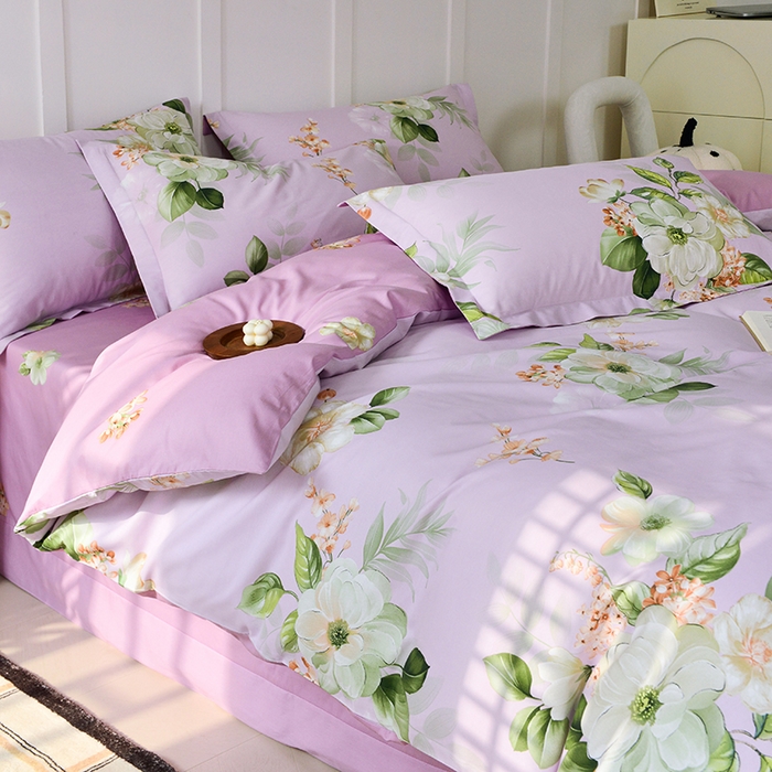 91家纺网 家纺一手货源 找家纺 登登家纺 2025新款全棉单被套 丽芙