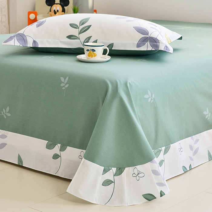 91家纺网 家纺一手货源 找家纺 登登家纺 2025新款全棉单被套 清风雅颂