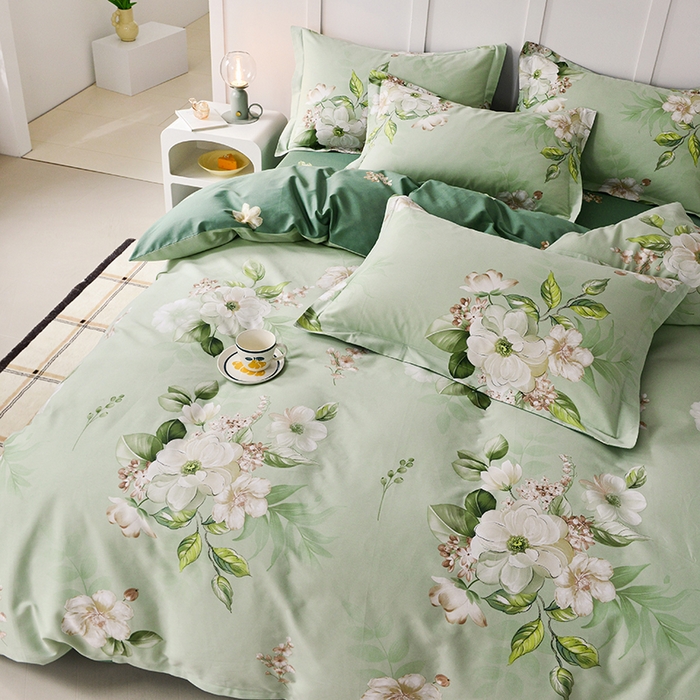 91家纺网 家纺一手货源 找家纺 登登家纺 2025新款全棉单被套 素雅