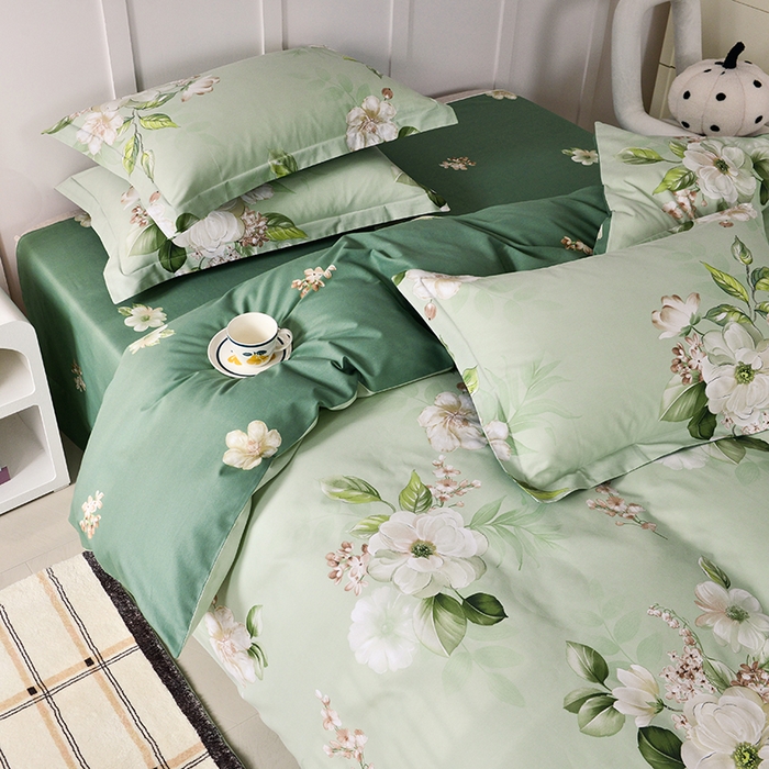 91家纺网 家纺一手货源 找家纺 登登家纺 2025新款全棉单被套 素雅