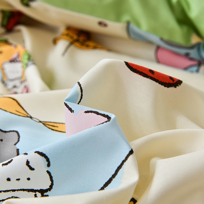 91家纺网 家纺一手货源 找家纺 登登家纺 2025新款全棉单被套 童梦园