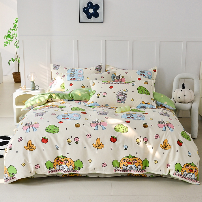 登登家纺 2025新款全棉单被套 童梦园