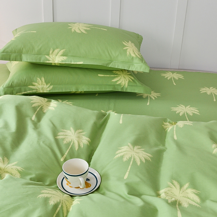 91家纺网 家纺一手货源 找家纺 登登家纺 2025新款全棉单被套 夏日心情