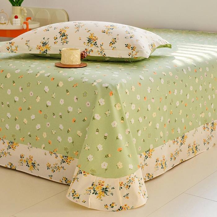 91家纺网 家纺一手货源 找家纺 登登家纺 2025新款全棉单被套 心动时分