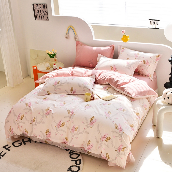 91家纺网 家纺一手货源 找家纺 登登家纺 2025新款全棉单被套 一见倾心