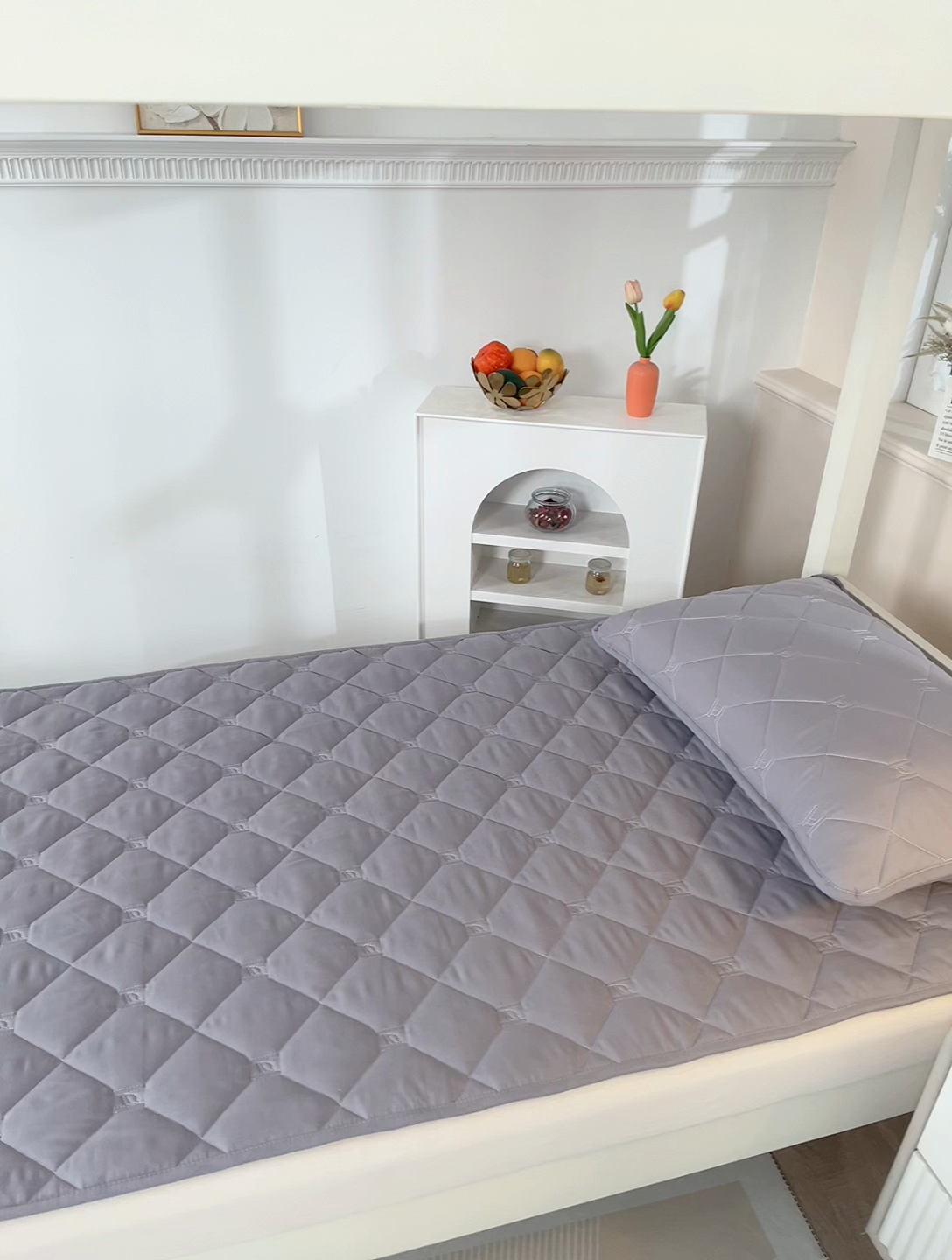 91家纺网 家纺一手货源 找家纺 （总）安逸恋 2025新款A类水洗棉大豆抗菌学生床垫保护垫