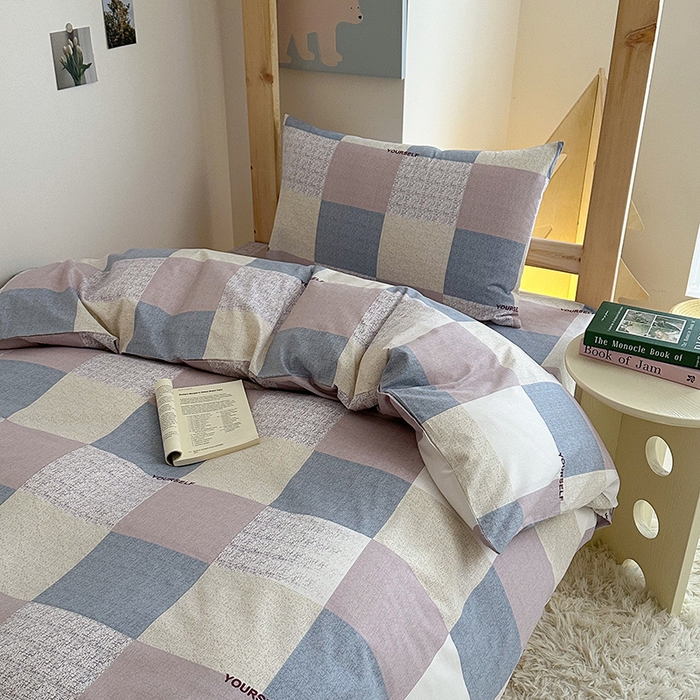 91家纺网 家纺一手货源 找家纺 天之爱2025新款全棉13372学生宿舍上下铺三件套多件套 罗兰