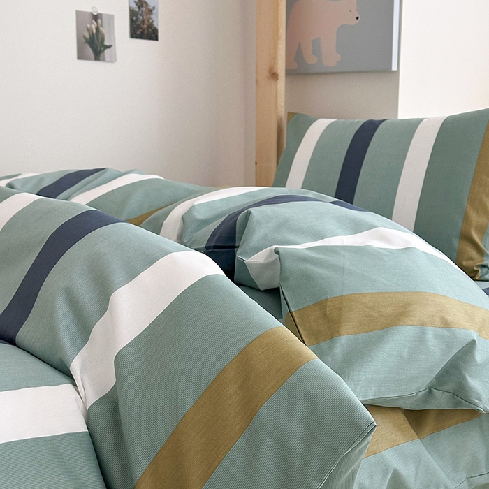 91家纺网 家纺一手货源 找家纺 天之爱2025新款全棉13372学生宿舍上下铺三件套多件套 贝特