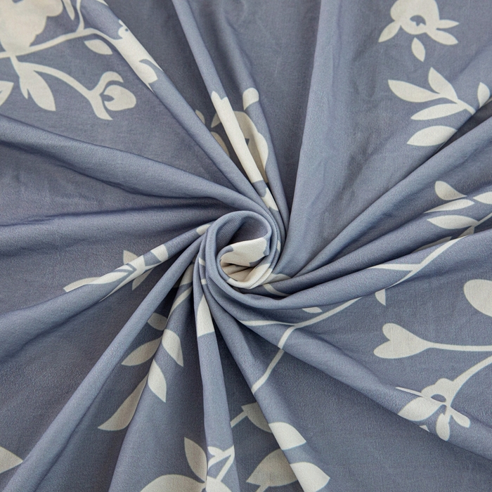 91家纺网 家纺一手货源 找家纺 沐沐2026新款冰丝印花沙发笠 花簇