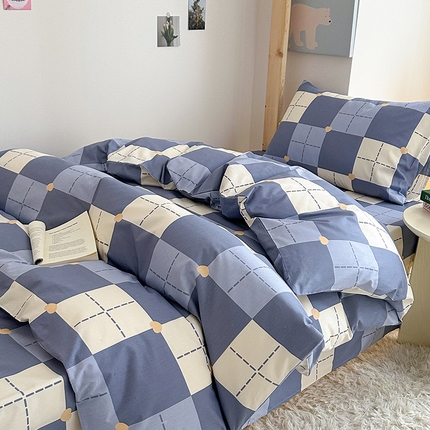 天之爱2025新款全棉13372学生宿舍上下铺三件套多件套 可心