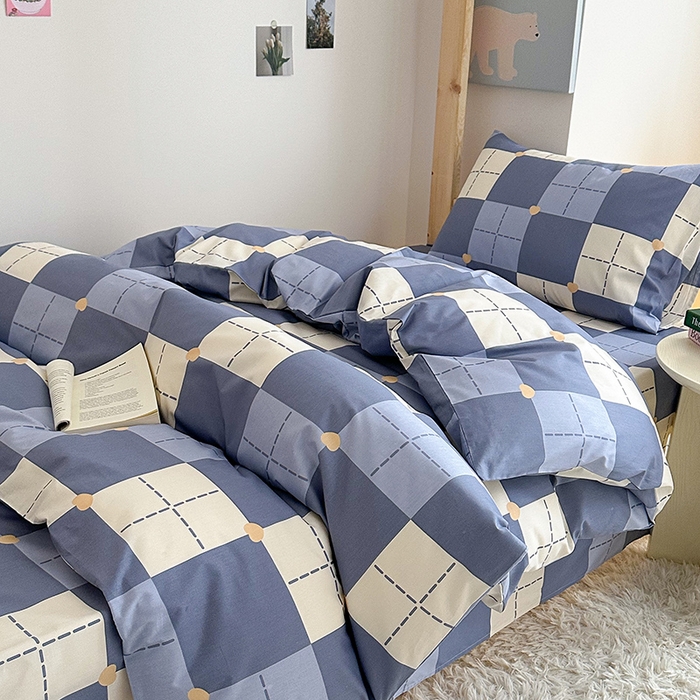 91家纺网 家纺一手货源 找家纺 天之爱2025新款全棉13372学生宿舍上下铺三件套多件套 可心