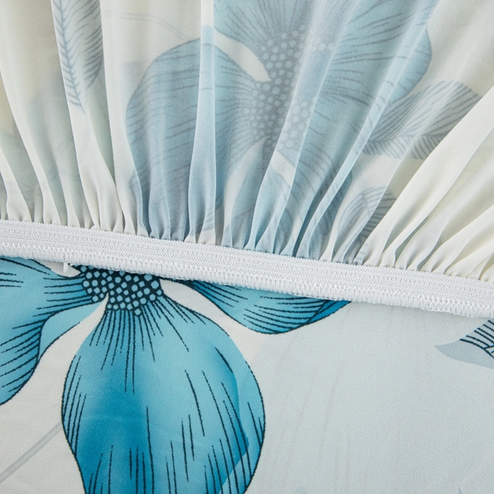 91家纺网 家纺一手货源 找家纺 沐沐2026新款冰丝印花沙发笠 花韵