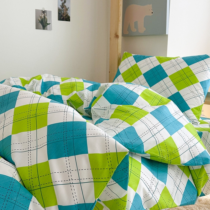 91家纺网 家纺一手货源 找家纺 天之爱2025新款全棉13372学生宿舍上下铺三件套多件套 露丝