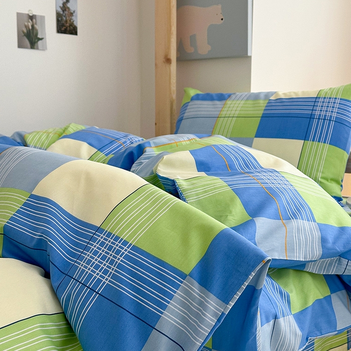 91家纺网 家纺一手货源 找家纺 天之爱2025新款全棉13372学生宿舍上下铺三件套多件套 可奈