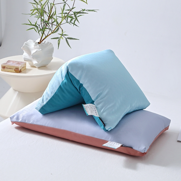 91家纺网 家纺一手货源 找家纺 （总）糖果枕芯2025新款冰丝荞麦枕芯A面冰丝B面全棉