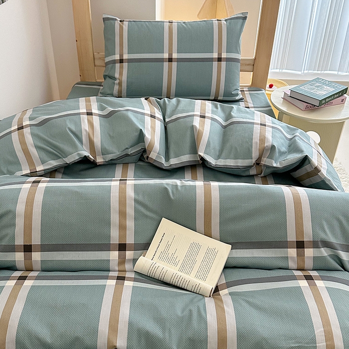 91家纺网 家纺一手货源 找家纺 天之爱2025新款全棉13372学生宿舍上下铺三件套多件套 术可