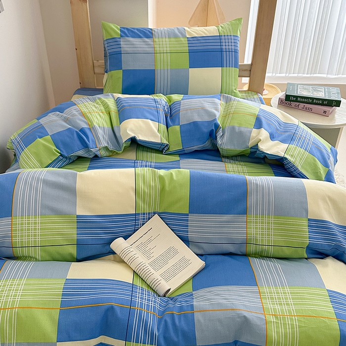 91家纺网 家纺一手货源 找家纺 天之爱2025新款全棉13372学生宿舍上下铺三件套多件套 可奈