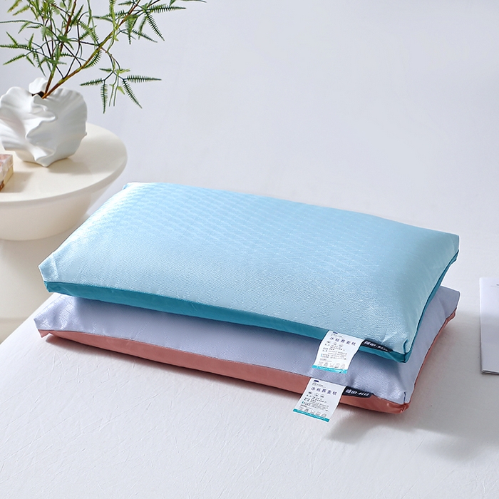 91家纺网 家纺一手货源 找家纺 （总）糖果枕芯2025新款冰丝荞麦枕芯A面冰丝B面全棉