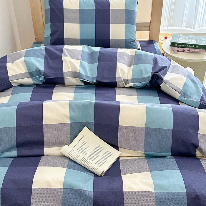 91家纺网 家纺一手货源 找家纺 天之爱2025新款全棉13372学生宿舍上下铺三件套多件套 恒励