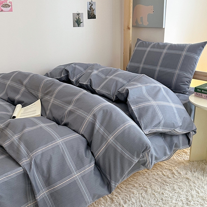 91家纺网 家纺一手货源 找家纺 天之爱2025新款全棉13372学生宿舍上下铺三件套多件套 绅士