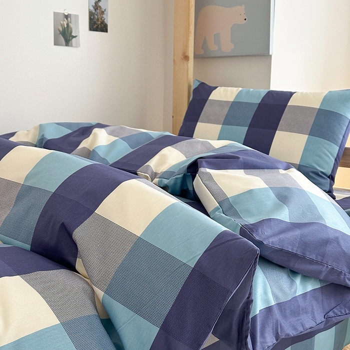 91家纺网 家纺一手货源 找家纺 天之爱2025新款全棉13372学生宿舍上下铺三件套多件套 恒励