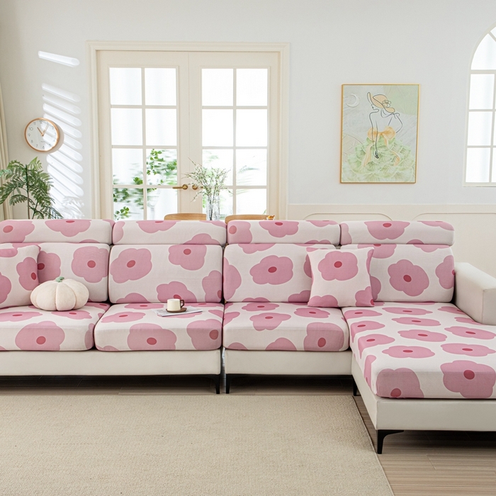 91家纺网 家纺一手货源 找家纺 沐沐2026新款冰丝印花沙发笠 玛奇朵