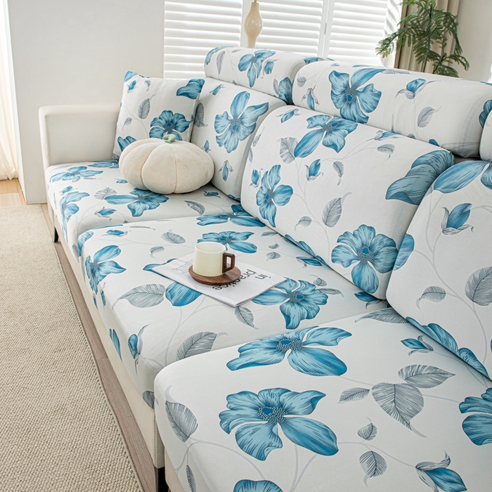 91家纺网 家纺一手货源 找家纺 沐沐2026新款冰丝印花沙发笠 花韵