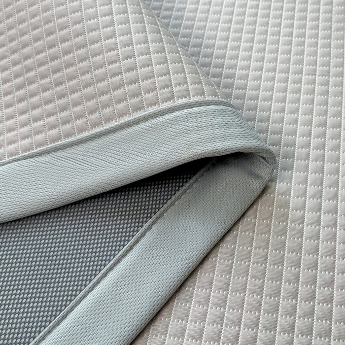 91家纺网 家纺一手货源 找家纺 （总）爱思凯家纺 2025新款凉感冰豆豆贴布绣软席凉席席子床席款