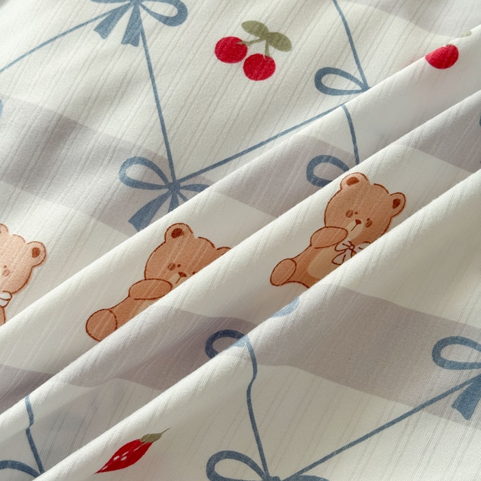 91家纺网 家纺一手货源 找家纺 （总）可可家纺 2025直播热款亲肤有氧提花小竺棉四件套