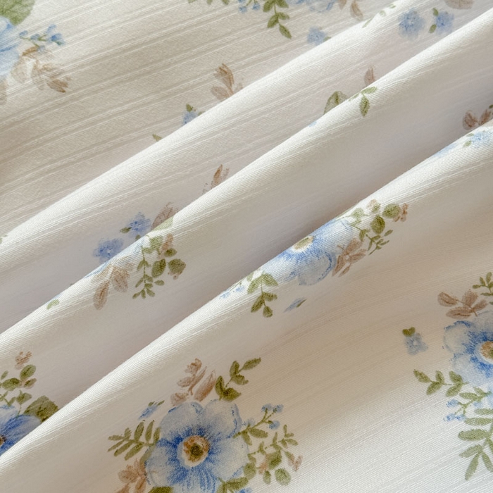 91家纺网 家纺一手货源 找家纺 可可家纺 2025新款亲肤有氧提花小竺棉四件套 芳华兰