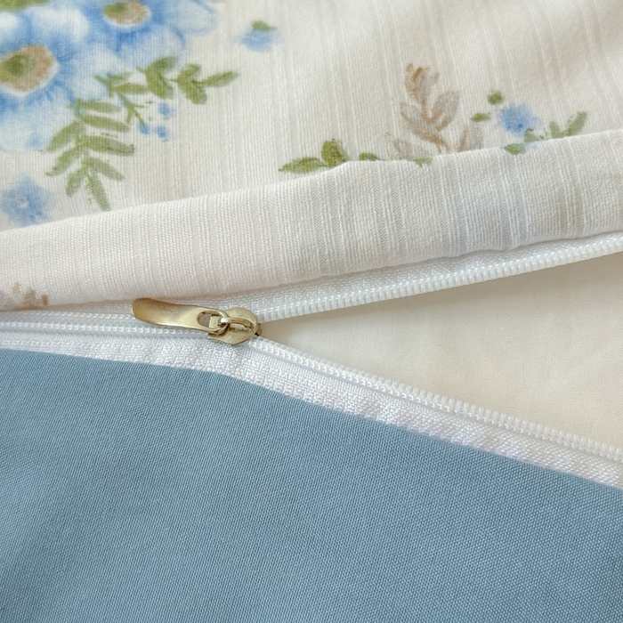 91家纺网 家纺一手货源 找家纺 可可家纺 2025新款亲肤有氧提花小竺棉四件套 芳华兰