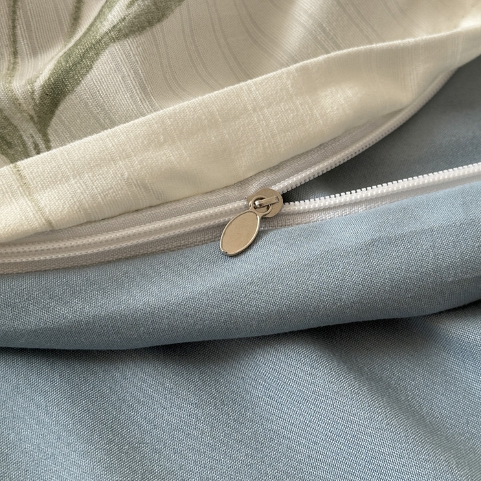 91家纺网 家纺一手货源 找家纺 可可家纺 2025新款亲肤有氧提花小竺棉四件套 如梦花馨