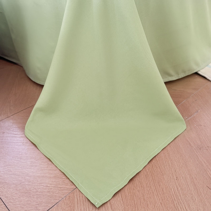 91家纺网 家纺一手货源 找家纺 可可家纺 2025新款亲肤有氧提花小竺棉四件套 仙草