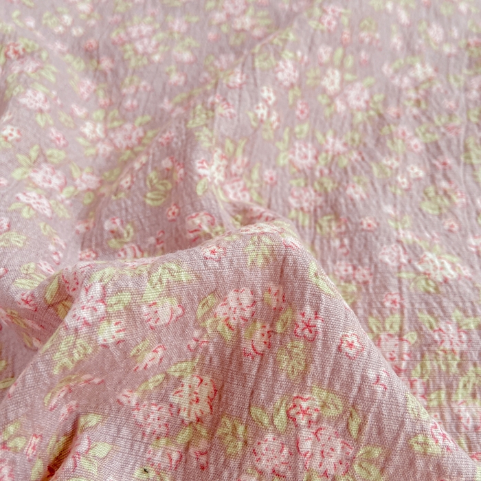 91家纺网 家纺一手货源 找家纺 大麦家纺 2025年新款云感棉双层纱花边床盖夏被夏凉被空调被四件套 繁花