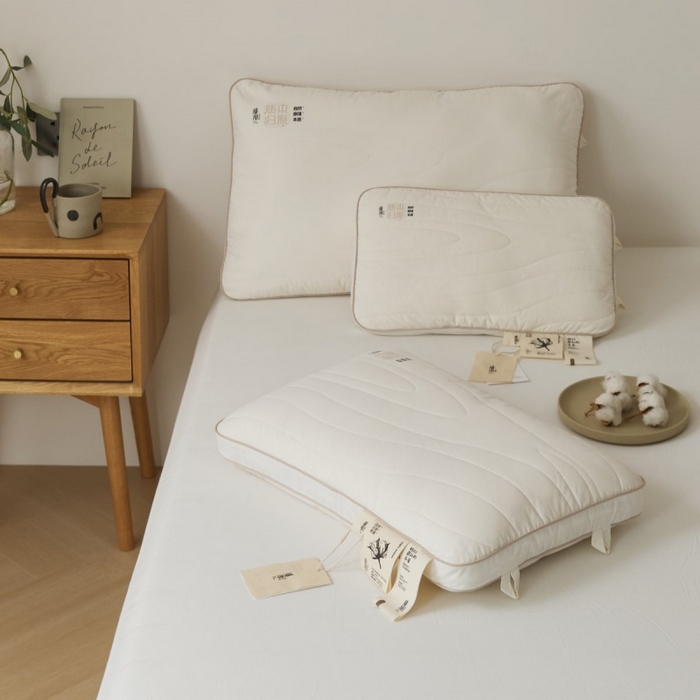 91家纺网 家纺一手货源 找家纺 境月枕芯坊 2025新款新质原棉花枕枕芯枕头 质原棉花升级成人枕