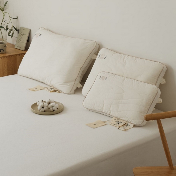 91家纺网 家纺一手货源 找家纺 境月枕芯坊 2025新款新质原棉花枕枕芯枕头 质原棉花升级成人枕