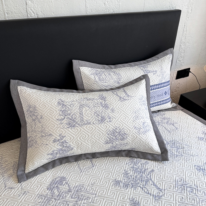 91家纺网 家纺一手货源 找家纺 （总）简宜家居（朝初家纺） 2025春夏新款全棉纯棉老粗布床单绗缝凉席席子 床褥 薄垫子 一席多用