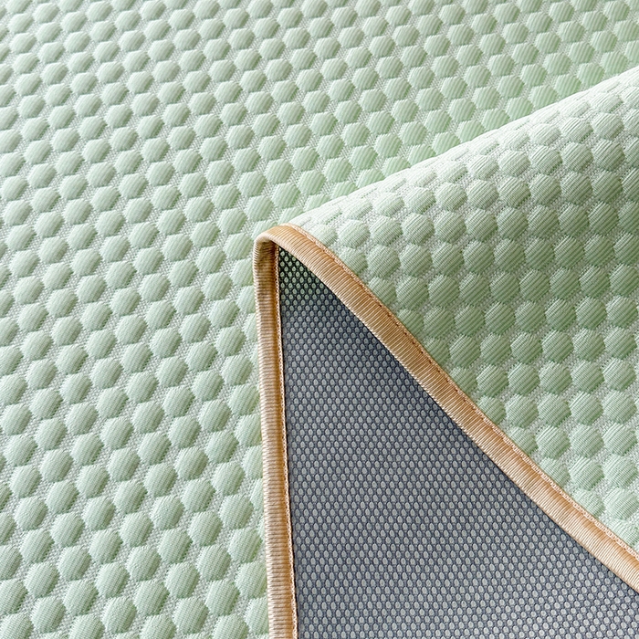 91家纺网 家纺一手货源 找家纺 （总）爱洛家纺 2025春夏新款A类冰丝豆豆凉席席子-床垫款